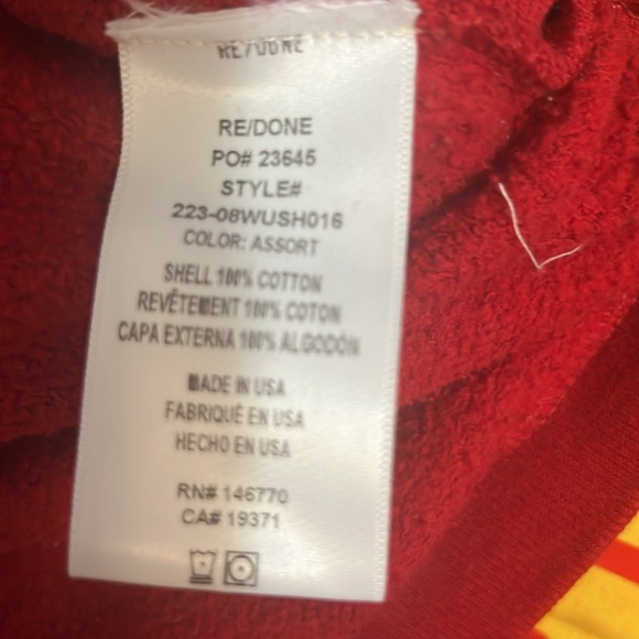 Re/Done Rainbow Sweatshirt - Picture 5 of 5